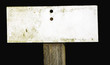 Worn sign