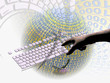 A free interpretation of an internet connection via keyboard A free interpretation of an internet connection via keyboard