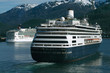 Cruise ships in Juneau, Alaska harbor