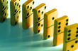 Dominoes ready to fall Dominoes ready to fall