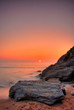 Sunset on the beach