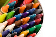 colorful Crayon close up shot colorful Crayon close up shot
