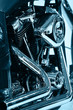 Engine of Motorcycle (monochrome)