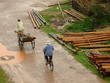 Rue a Kampot, Cambodge