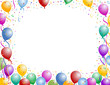 Balloons frame