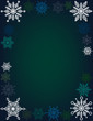 snowlfake background dark blue