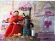 doll and pumping water
