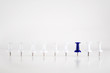 One tack stands out One tack stands out