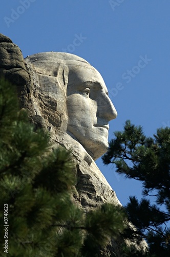 Profile portrait George Washington