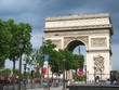 arc de triomphe lors de la fête nationale