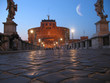 Il ponte di castel Sant'angelo a Roma