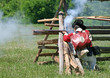 The enactment - The Battle of Monmouth in New Jersey
