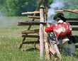 The enactment - The Battle of Monmouth in New Jersey
