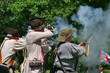 The enactment - The Battle of Monmouth in New Jersey