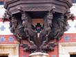 Woodcarvings of Travancore style on Kuthirarnalika Palace Museum