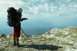 Man looking map