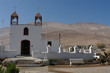 White church in Poconchile, Chile