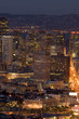 Financial District lights at night Financial District lights at night
