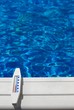 Blue clear water of waterpool