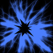 Etoile Fluo bleu