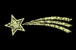 étoile filante jaune