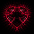 mechanical/metal looking heart background