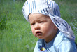baby on the green grass baby on the green grass