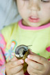 Girl and snail Girl and snail