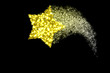 étoile filante jaune étoile filante jaune