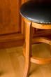 round bar stool close up shot
