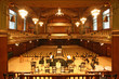 old auditorium, gold and velvet decoration