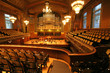 old auditorium, gold and velvet decoration