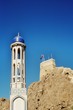 Foto: Minarett vor blauem Himmel Minarett vor blauem Himmel