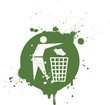Logo recyclage trash