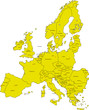 europakarte europa karte länder kontinent hauptstadt vektor europakarte europa karte länder kontinent hauptstadt vektor