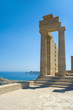 Temple of Athena Lindia at Lindos, Rhodes, Greece Temple of Athena Lindia at Lindos, Rhodes, Greece