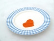 heart on plate