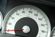 Large Speedometer On A Truck Showing Kilometers Per Hour Large Speedometer On A Truck Showing Kilometers Per Hour