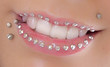 funkelnde Lippen