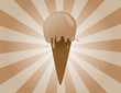 Chocolate Ice Cream Cone