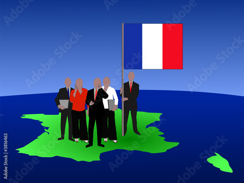French business team