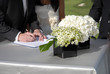 Bridal Registry Signing