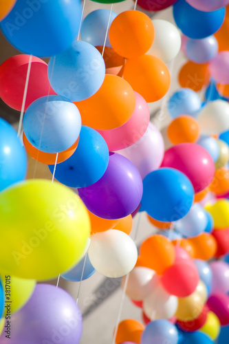 Colourful air balloons. Air baloons festival, Novosibirsk