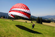 Gleitschirm Start