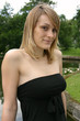 portrait jeune femme blonde