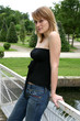jeune femme blonde