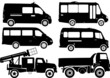 Vektor: Silhouette cars, vector illustration Silhouette cars, vector illustration