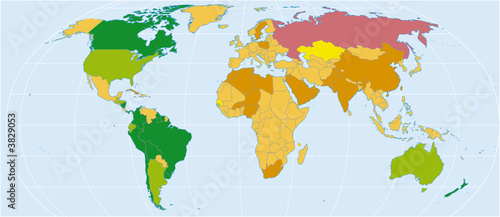 Vector World map