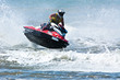 extreme  jet-ski watersports with big waves