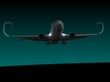Medium Aircraft 4 Landing at Night